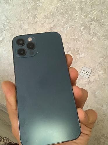 processor core i7: IPhone 12 Pro, 256 GB, Pacific Blue, Face ID — 1