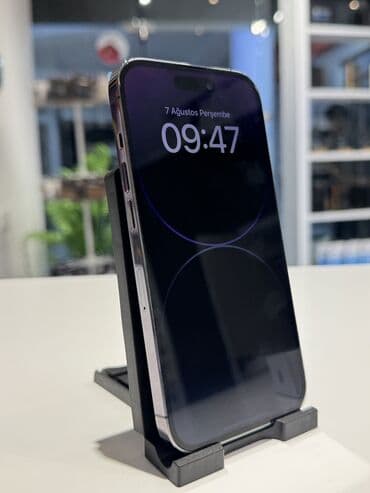 Apple iPhone: IPhone 14 Pro, 128 GB, Deep Purple, Zəmanət, Kredit, Simsiz şarj