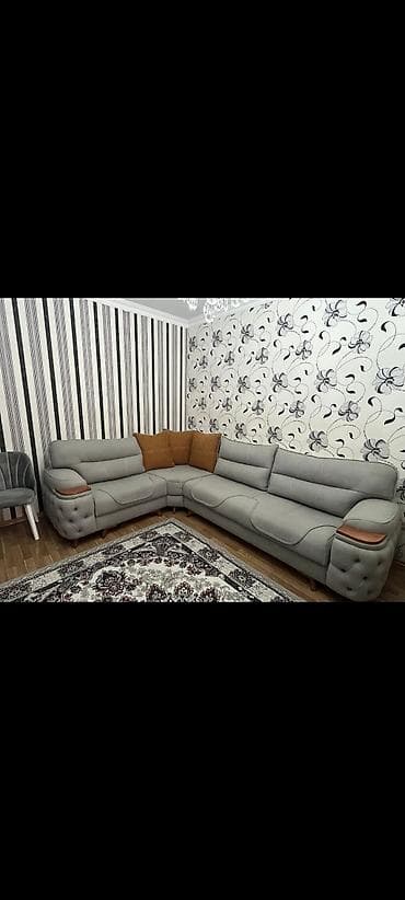 divan tecili: Künc divan, İşlənmiş, Açılan, Bazalı, Çatdırılma yoxdur — 1