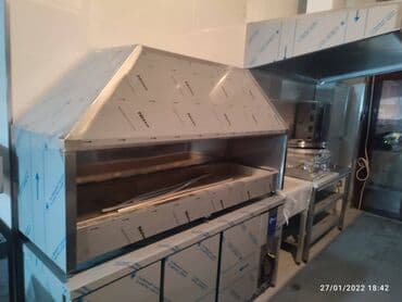 ət çəkən maşinlar: Manqallar paslanmaz poladdan bütün növ restoran mətbəx — 4