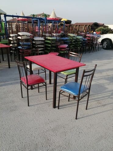 bağça üçün: Masa və oturacaqlar stullar Kuxna üçün masa və oturacaqlar sexdən — 27