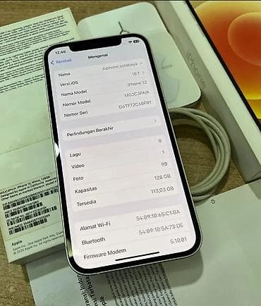 apple ipad 11: IPhone 12, 128 GB, Ağ, Zəmanət, Kredit, Simsiz şarj — 7