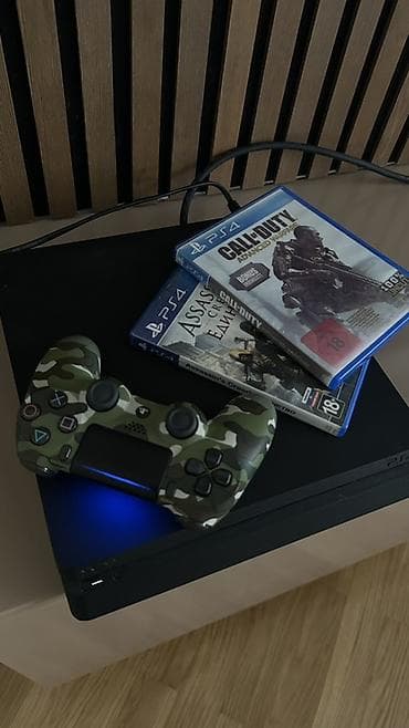 playstation 4 islenmis: Salam. Şəxsi istifadədə olan PlayStation 4 Slim (500 GB) satılır — 1