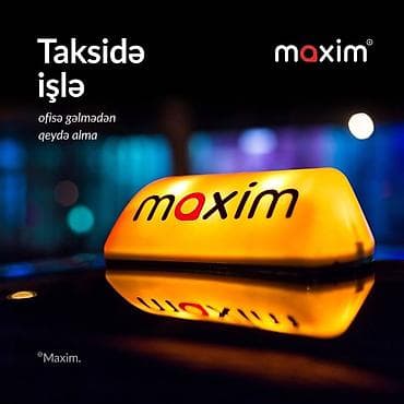 Taksi sürücüsü tələb olunur, Gündəlik ödəniş, 1 ildən az təcrübə