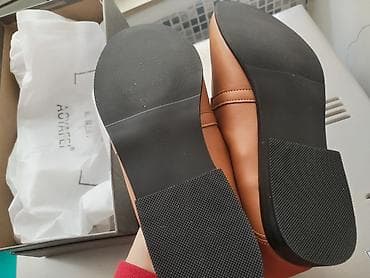 loro piano: AOYAFEI qadın loaferləri - Model: LRL24825-12 - Rəng: qəhvəyi — 3
