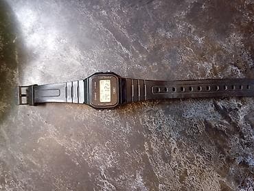 rus saatlari: CASIO F-91W rəqəmsal qol saatı - Model: F-91W (arxa qapaqda və — 3