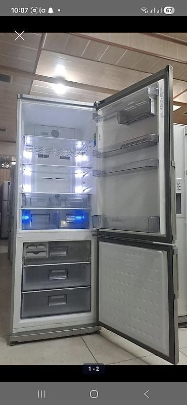 Məişət texnikası: 2 qapılı Arcelik Soyuducu Satılır, rəng - Gümüşü — 1