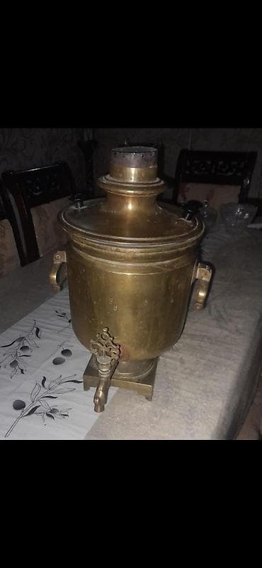Samovarlar: İşlənmiş Od Samovar, 8 l, Ünvandan götürmə — 1