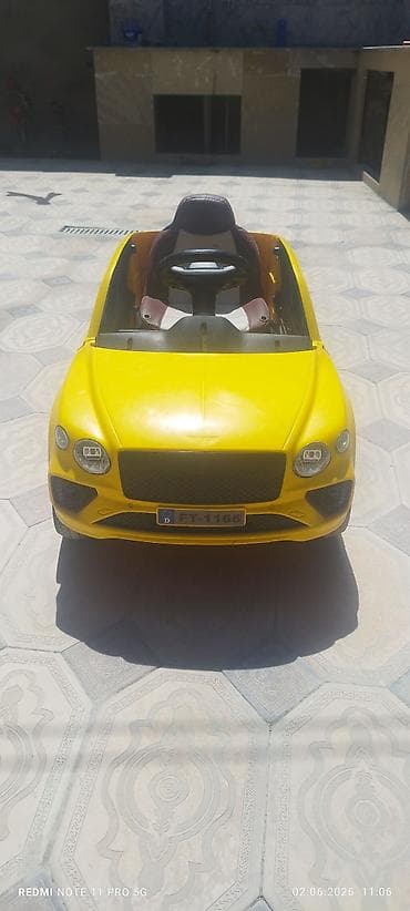 pelin kids: Uşaq elektrik maşını – sarı rəng, SUV tipli korpus - Model: FT-1166 — 4