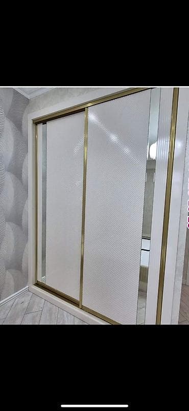 balaca skaf: Yeni, 6 qapı, Güzgülü, Ağ, Digər material, Kupe, Düz dolab — 2