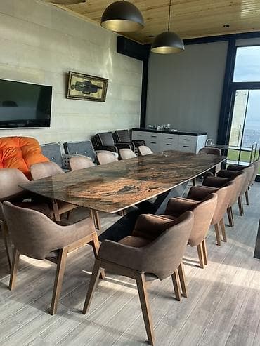 dus seti: Açılmayan, Oval masa, 6 stul — 3