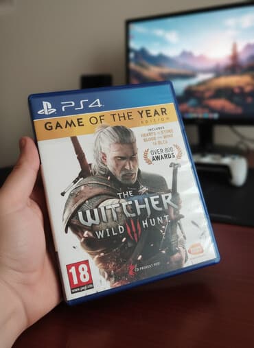 The Witcher 3: Wild Hunt, Rol oyunu, İşlənmiş Disk, PS4 (Sony Playstation 4), Ödənişli çatdırılma, Ünvandan götürmə, Pulsuz çatdırılma