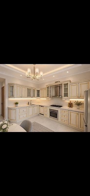 qab iskafi: Mətbəx mebeli satılır 1100₼. Ölçü dəqiq deyil. Üzərində qaz, moyka — 1
