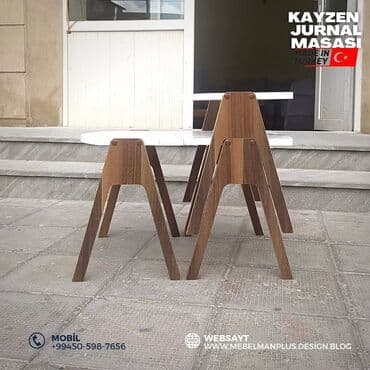 zigon: Jurnal masası, Yeni, Açılmayan, Laminat, Oval masa — 5