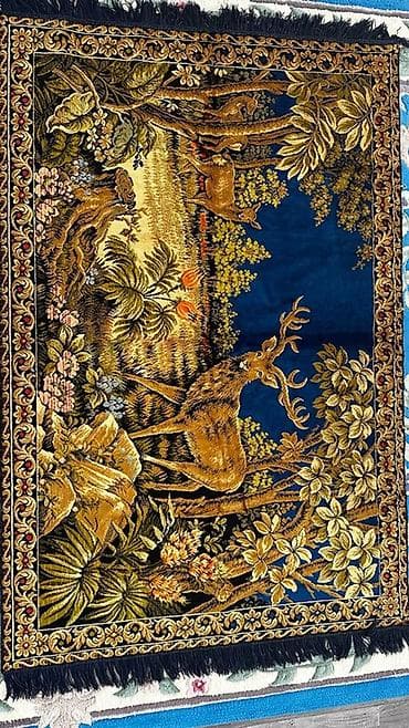 sistem sekilleri: Məhsul: Divar xalçası – meşə və maral kompozisiyalı Təsvir: - Klassik — 1