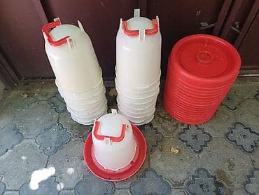 Quşçuluq üçün plastik suvarma qabları və yem qabları (avtomatik tip) at lalafo.az Quşçuluq üçün plastik suvarma qabları və yem qabları (avtomatik tip)