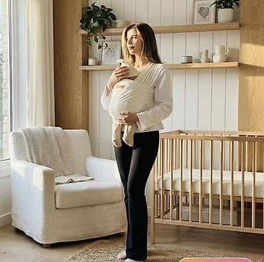 Yenidoğan üçün yumşaq daşıyıcı-sling - Model: ön tərəfdən taxılan — 1
