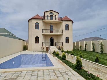 kirayə evlər 2022 bakı: Mərdəkanda 7 sot torpaq sahəsində, 360 kvm, müasir üslubda inşa — 15