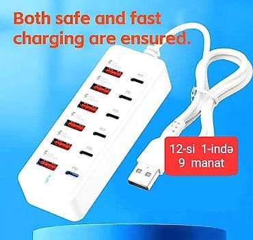 iphone qulaqliq: 12-si, 10-u, 8-i, 7-si, 6-sı 1-ində GENİŞLƏNDİRİCİ USB-lər — 5