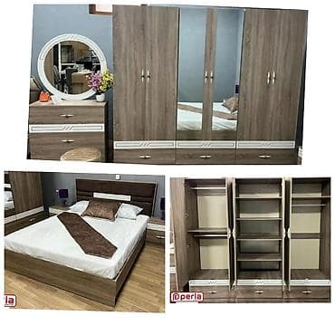 Ev üçün mebel: İkinəfərlik çarpayı, Dolab, Termo, Tumba, İşlənmiş — 1