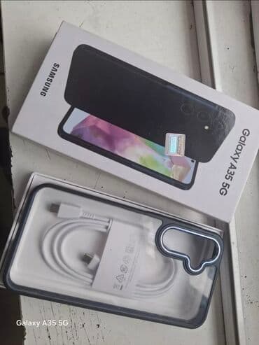 nothing phone 2 qiyməti: Samsung Galaxy A35, 256 GB, rəng - Göy, Barmaq izi, İki sim kartlı — 8