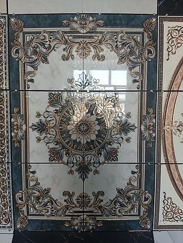 Dekorativ naxışlı keramik plitələr. Məhsul klassik və dəbdəbəli — 3