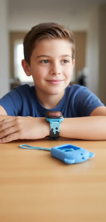 Uşaq üçü qolsaatı.nömrə gedir.fənar var.izləmə dinləmə səs atmaq