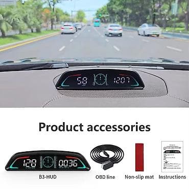 Avtomobil üçün Universal HUD (Head-Up Display) Rəqəmsal Göstərici at lalafo.az Avtomobil üçün Universal HUD (Head-Up Display) Rəqəmsal Göstərici