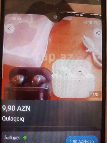 Qulaqcıq – 9,90 AZN 2si 15azn - Bluetooth simsiz qulaqcıqlar - Qutulu