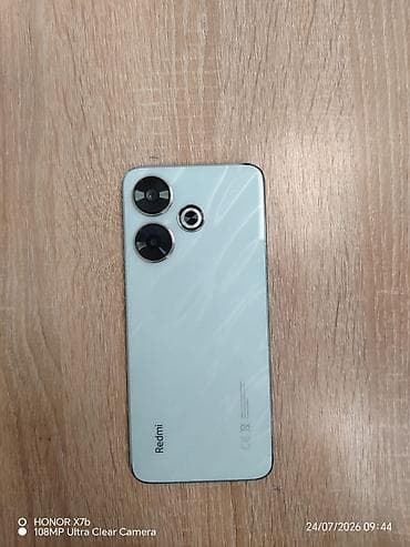 Elektronika: Redmi 13. - Rəng: açıq mavi (mat şüşə arxa panel), düz kənarlı gövdə — 1