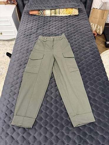 cinsler: Geniş kəsimli düz balaqlı cins şalvar – 2 rəng seçimi - Model — 5