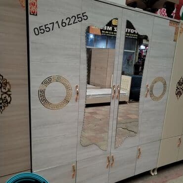 винная полка: Yeni, Açılan, 4 qapılı Düz dolab, Dolab-asılqan, Türkiyə — 4