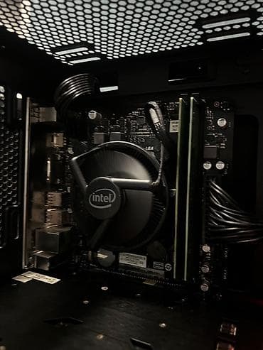 irşad electronics notebook: Masaüstü oyun kompüteri – RGB ön panel işıqlandırmalı qara Mid‑Tower — 3