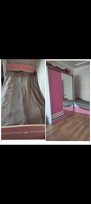 qiz uşaq geyimleri instagram: Qız üçün, İşlənmiş, Təknəfərlik çarpayı, Dolab — 1