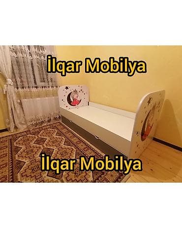 uşağ mebeli: İkinəfərlik, Bazasız, Ödənişli matras, Siyirməsiz, Türkiyə, Mat laminat — 2