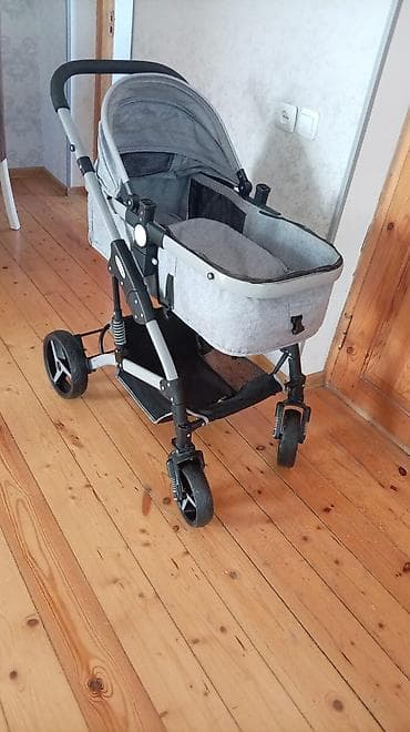 Коляски: Uşaq arabası – BabyHome markası, boz rəng. Xüsusiyyətlər: - — 2