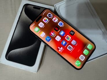 iphone kamera qoruyucu: IPhone 15 Pro Max, Natural Titanium, Sənədlərlə — 7