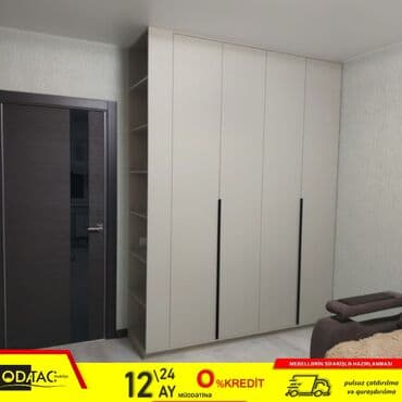 stolustu komputer: Yeni, Açılan, 4 qapılı Düz dolab, Qarderob, paltar dolabı, Azərbaycan — 1