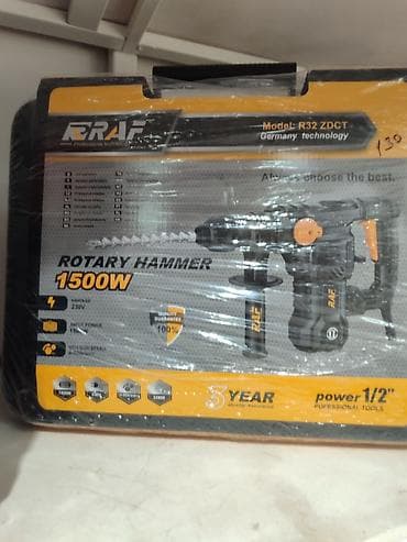 elekt: RAF Rotary Hammer R32 ZDCT – Professional Tools Xüsusiyyətlər: - Güc — 2