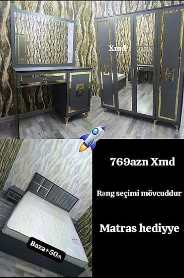 masalar ve stullar: Yataq otağı mebeli — 1