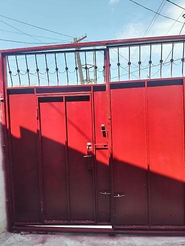 qapi ceftesi: İşlənmiş Dəmir Həyət darvazası, Yana açılan, 3 m, Mexaniki, Qapı ilə, Kredit yoxdur, Ödənişli quraşdırma, Ünvandan götürmə — 1
