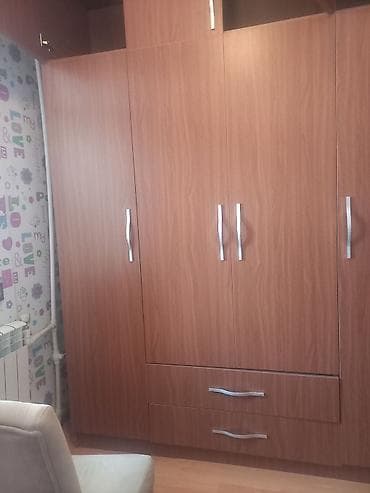 eşya: 4 qapılı, Siyirməli, Qəhvəyi, Digər material, Açılan, Düz dolab — 4