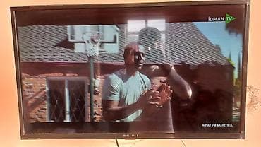 LED televizor – İDMAN TV kanalı görüntüsü - Ekran: təxminən 32–40