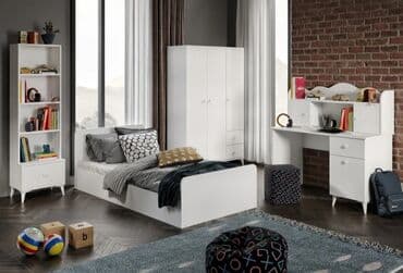 mebell: Təknəfərlik çarpayı, Dolab, 2 tumba, Termo, Azərbaycan, Yeni — 3