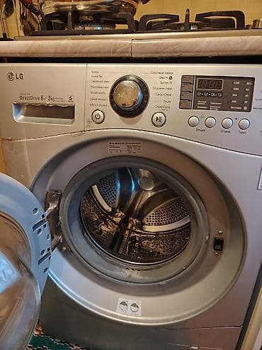 qulaqliq temiri: Paltaryuyan maşın LG, 6 kq, Təmirə ehtiyacı var, Avtomat, Qurutma var — 1