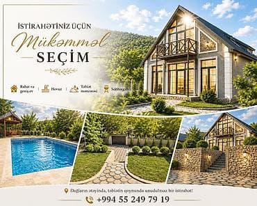 kirayə evləri: Dağların ətəyində yerləşən müasir istirahət evi – ailə və dostlarla — 1