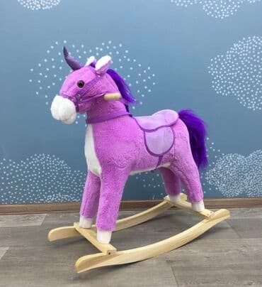 uşaq ucun oyuncaq: Детская лошадь качели — 3