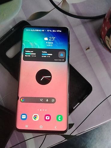 nokia modem router: Samsung Galaxy S10, 128 GB, rəng - Ağ, Sensor, Barmaq izi, Simsiz şarj — 3
