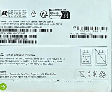 iphone 13 tap az: IPhone 16 Pro Max, 256 GB, Desert Titanium, Zəmanət — 3