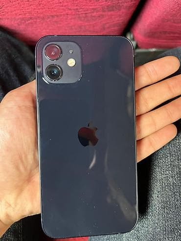 IPhone 12, 64 GB, Jet Black, Simsiz şarj, Face ID